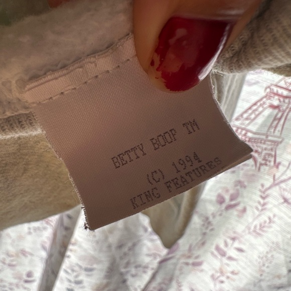 VINTAGE BETTY BOOP HOODIE MONROE Inspired NYC theme - Picture 9 of 10